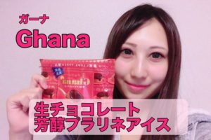 ガーナ　生チョコレート　芳醇プラリネアイス