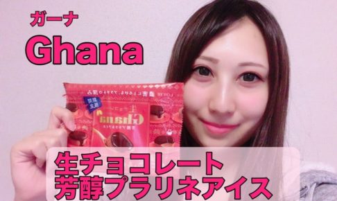 ガーナ　生チョコレート　芳醇プラリネアイス