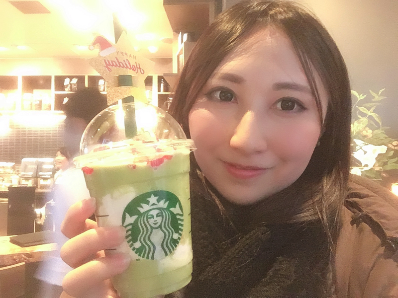 ピスタチオクリスマスツリーフラペチーノ